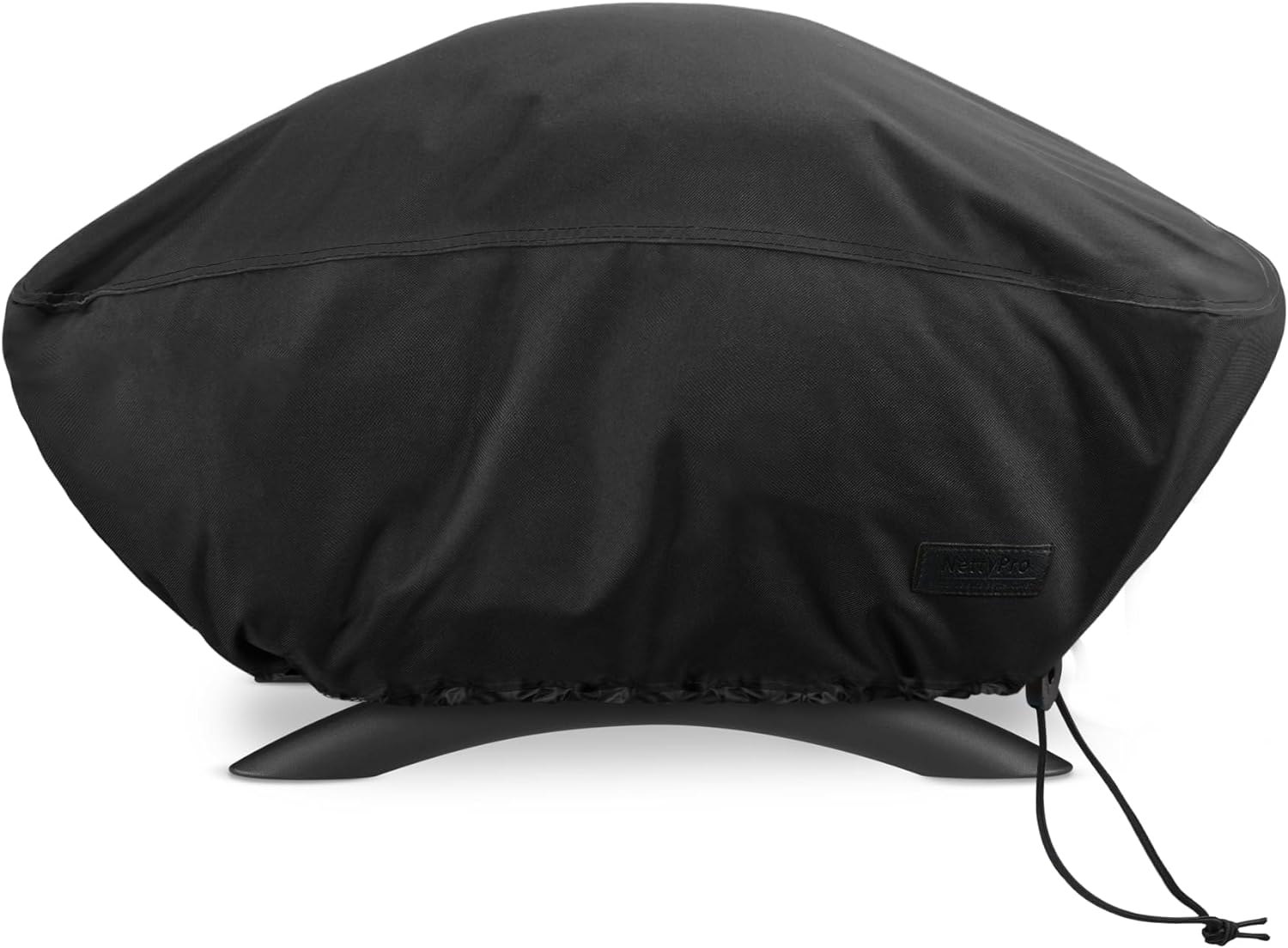 NettyPro Grill Cover for Small Q Series Grills, Waterproof Heavy Duty Portable Grill Cover for Q 1400/1000/2000/200/2400 Series and Baby Q Gas Grill, Brown and Black optional