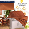 NettyPro Waterproof Heavy Duty BBQ Grill Cover 3-6 Burner Gas Barbecue Grill Cover,Fadeproof & UV Resistant, Barbecue Gas Grill Cover for Weber, Char-Broil, Brinkmann, Jenn Air, Nexgrill Grills and More, 52" 56“ 60” 68" 70“ Inch optional,Brown color