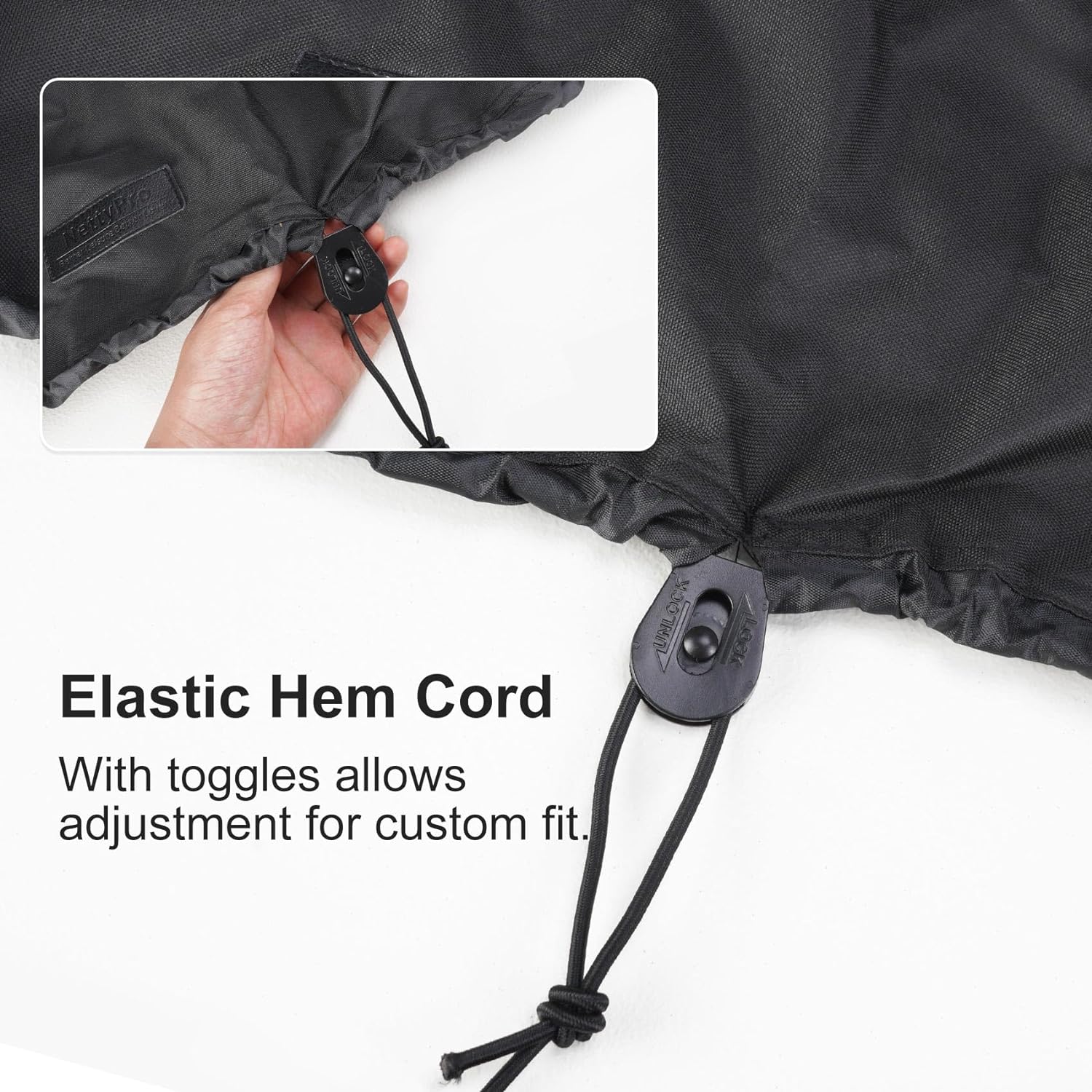 NettyPro Grill Cover for Small Q Series Grills, Waterproof Heavy Duty Portable Grill Cover for Q 1400/1000/2000/200/2400 Series and Baby Q Gas Grill, Brown and Black optional