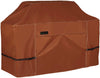 NettyPro Waterproof Heavy Duty BBQ Grill Cover 3-6 Burner Gas Barbecue Grill Cover,Fadeproof & UV Resistant, Barbecue Gas Grill Cover for Weber, Char-Broil, Brinkmann, Jenn Air, Nexgrill Grills and More, 52" 56“ 60” 68" 70“ Inch optional,Brown color