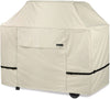 NettyPro Waterproof Heavy Duty BBQ Grill Cover 52" 56“ 60” 64" 68“ Inch 3-6 Burner Gas Barbecue Grill Cover, Fits Weber Char-Broil Nexgrill Brinkmann Grills and More, Beige color, 52W | 56W | 60W | 64W | 70W X24D X46H optional