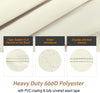 NettyPro Waterproof Heavy Duty BBQ Grill Cover 52" 56“ 60” 64" 68“ Inch 3-6 Burner Gas Barbecue Grill Cover, Fits Weber Char-Broil Nexgrill Brinkmann Grills and More, Beige color, 52W | 56W | 60W | 64W | 70W X24D X46H optional