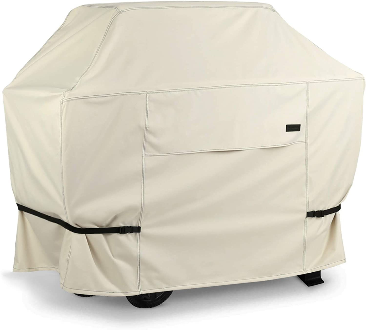 NettyPro Waterproof Heavy Duty BBQ Grill Cover 52" 56“ 60” 64" 68“ Inch 3-6 Burner Gas Barbecue Grill Cover, Fits Weber Char-Broil Nexgrill Brinkmann Grills and More, Beige color, 52W | 56W | 60W | 64W | 70W X24D X46H optional