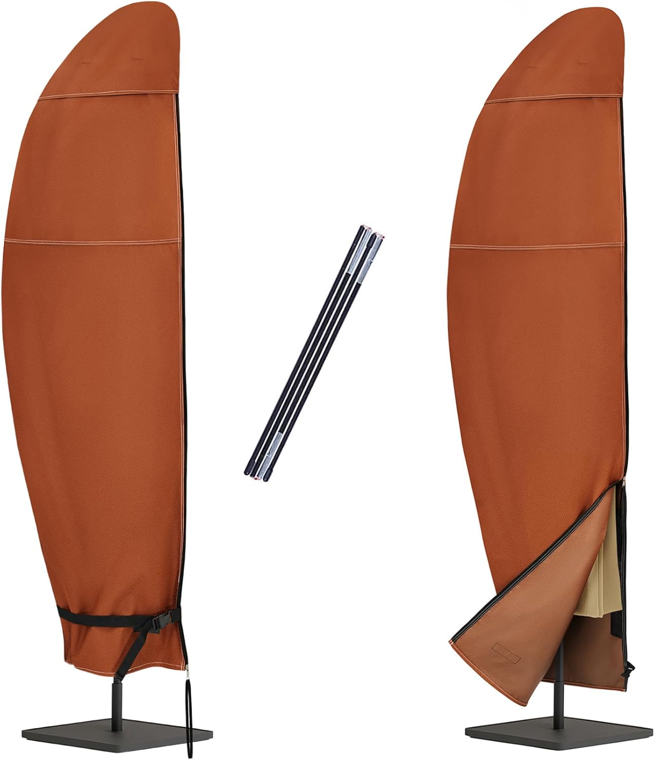 14ft patio umbrella NettyPro Patio Outdoor Umbrella Cover for 7.5 to 14FT Offset Umbrella, – NETTY PRO