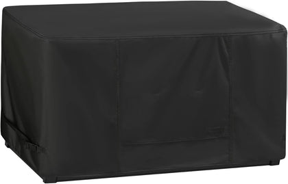 NettyPro Deck Box Cover, Outdoor Patio Waterproof Storage Box Bench Cover for Rectangular 150-230 Gallon Resin Large Deck Box,46 x 24 x 22,57 x 28 x 24, 60 x 25 x 26, 62 x 30 x 28 inch, Black color