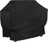 NettyPro Grill Cover Heavy Duty Waterproof, Fadeproof & UV Resistant, Barbecue Gas Grill Cover for Weber, Char-Broil, Brinkmann, Jenn Air, Nexgrill Grills and More, 44" 48" 52" 56" 60" 64" 70" 72" Inch optional,Black color