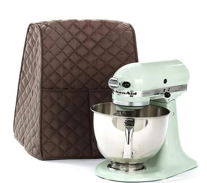 Nettypro Stand Mixer Dust-proof Cover with Organizer Bag for KitchenAid Mixer to Keep Clean and Safe(Brown)