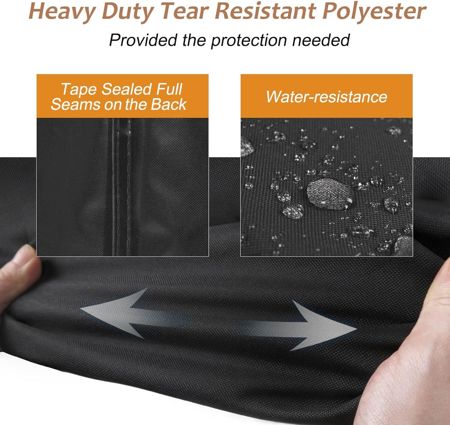 NettyPro Grillabdeckung Heavy Duty – 48 Zoll, Wasserdicht, UV-beständig, Für Gasgrills