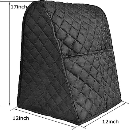 Nettypro High quality Stand Mixer Cover Dustproof cover with Pocket and Organizer Bag for Kitchenaid,Sunbeam,Cuisinart,Hamilton Mixer ,Black