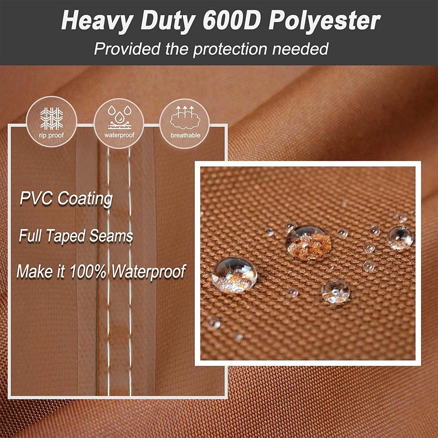 NettyPro Heavy Duty Grillabdeckung 32 Zoll – Wasserdicht, UV-beständig, Für Kleine Grills