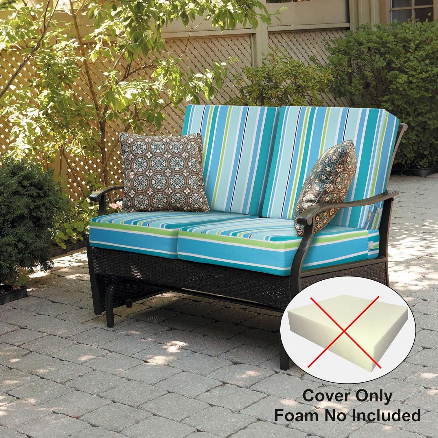 Patio Cushion Covers Replacement Netty Pro Outdoor Cushion