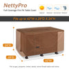 NettyPro Rectangular Fire Pit Table Cover Waterproof Rectangle