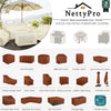 NettyPro Rectangular Fire Pit Table Cover Waterproof Rectangle