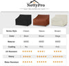 NettyPro Patio Furniture Sofa Cover Waterproof Heavy Duty Outdoor Couch Cover 2 Seater and 3 Seater,54" Wx 32" Dx 35" H, 58" Wx 37" Dx 35" H, 66" Wx 38" Dx 35" H,  79" Wx 38" Dx 35" H, 88" Wx 38" Dx 35" H, Black color