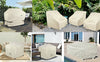 NettyPro Outdoor Sofa Cover Waterproof 2 seater and 3 Seater Patio Couch Cover, Patio Furniture Deep Lounge Sofa Covers with Air Vent and Handle,58"W x 37"D x 35"H, 79"W x 38"D x 35"H, 88"W x 38"D x 35"H, Beige