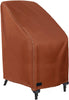 NettyPro Stackable Chair Covers Waterproof Outdoor Patio Stack Chair Furniture Covers, 26 W x 35 D x 45 H Inch, Brown color