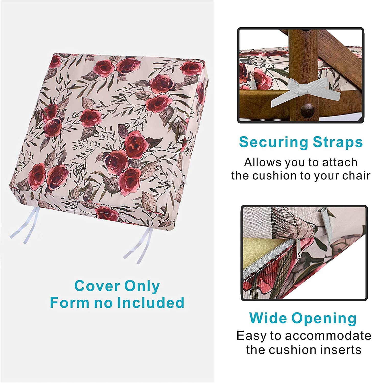 No-Sew Patio Cushion Covers 